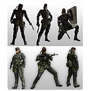 Metal Gear Solid Peace Walker Play Arts Kai Figure Set